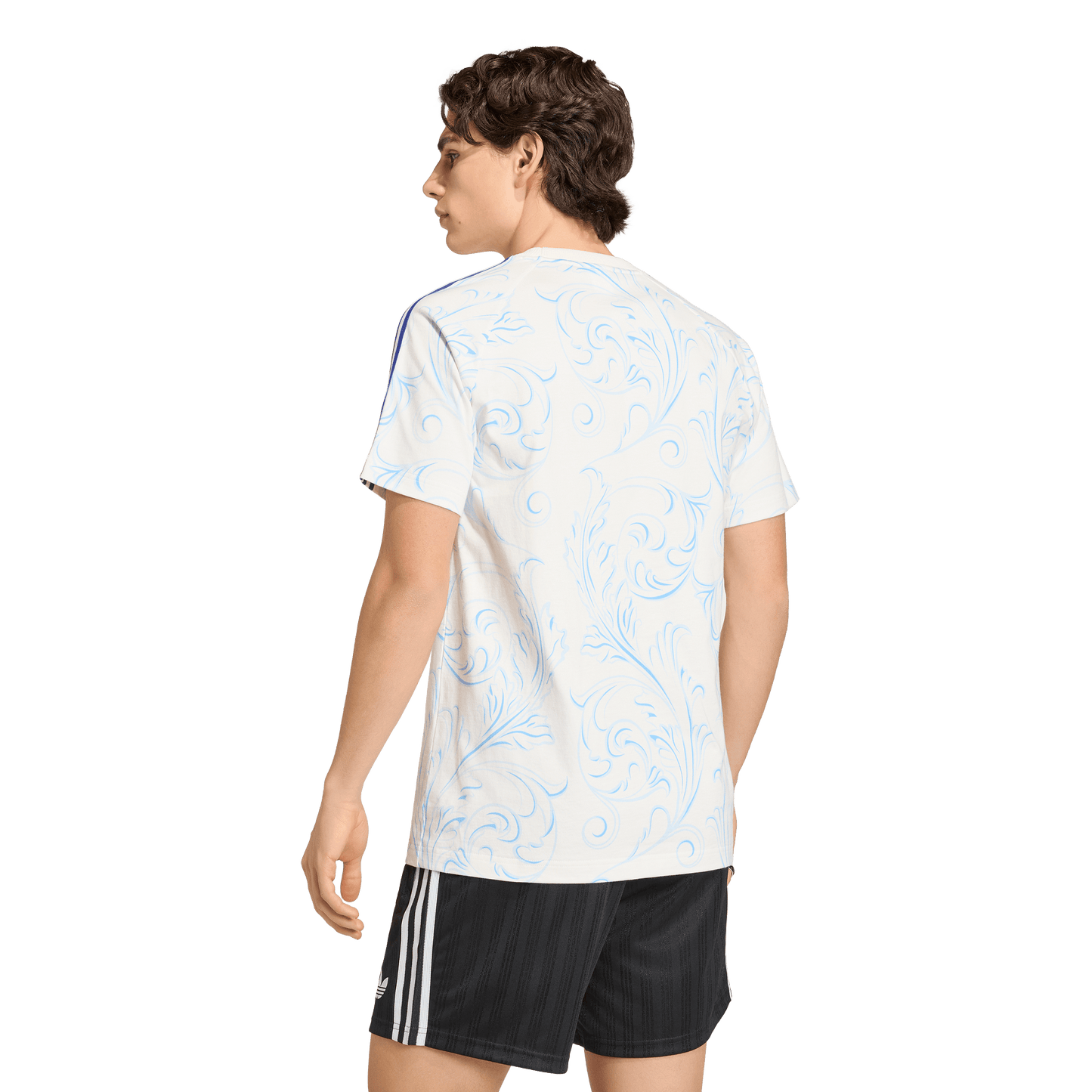 adidas Argentina Originals All Over Print T-Shirt | Off White | Men's