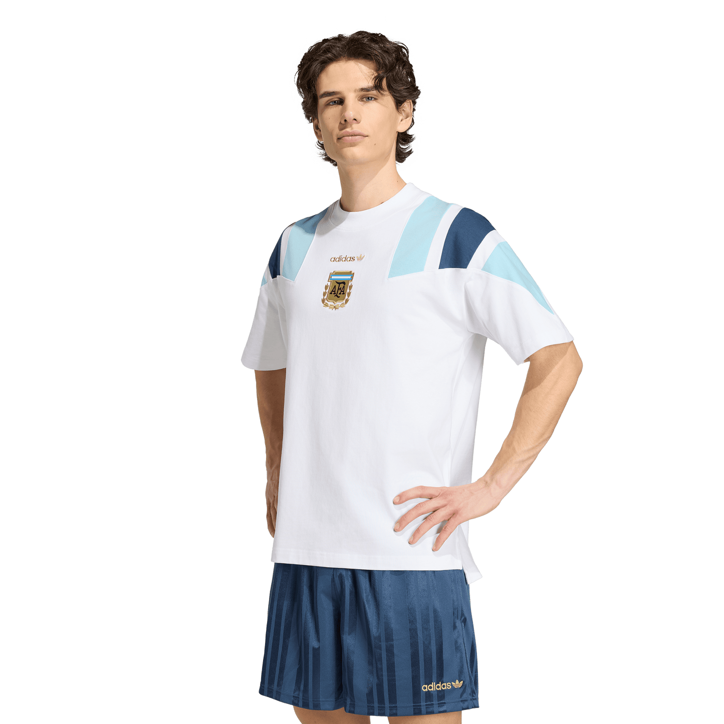 adidas Argentina 26 Equipment Tee | White | Men's