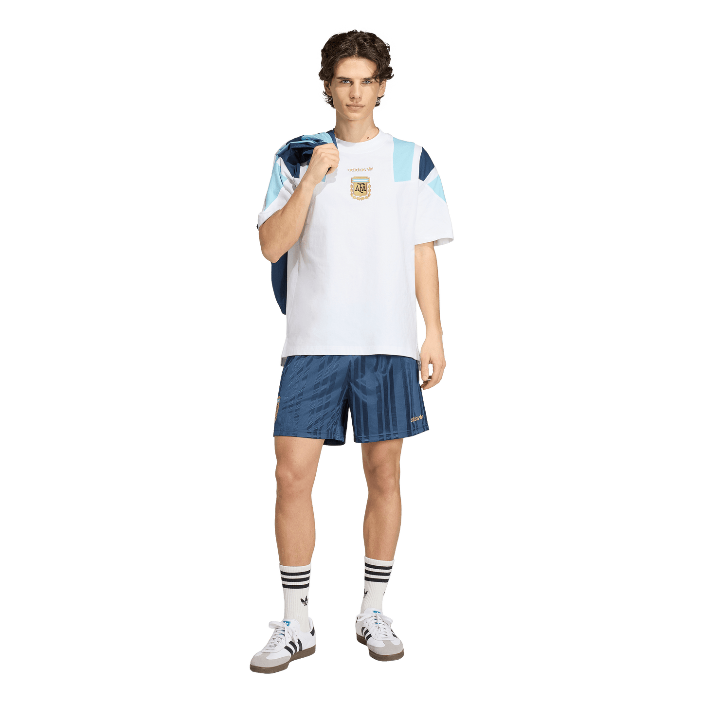 adidas Argentina 26 Equipment Tee | White | Men's