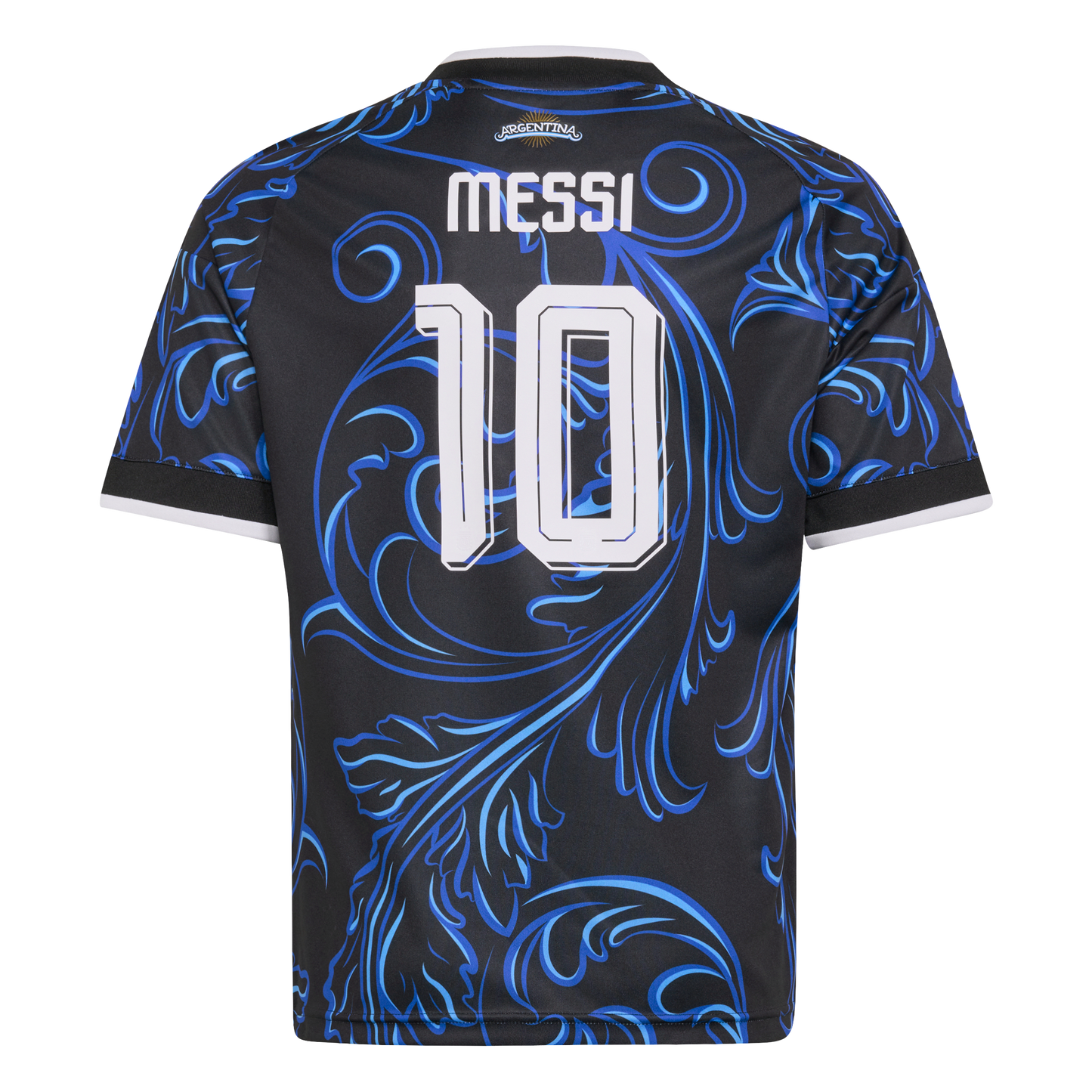 adidas Argentina 26 Away Messi Kids Jersey | Black/Lucid Blue | Kid's