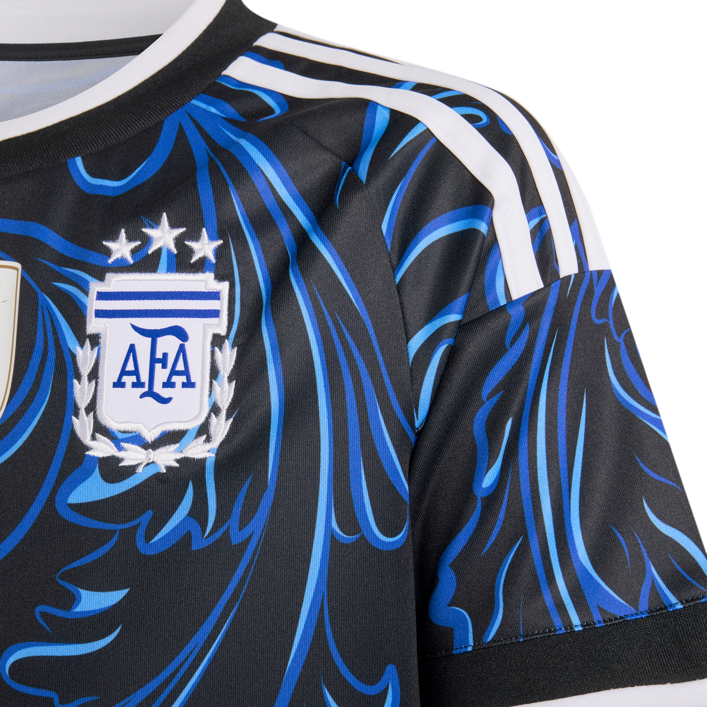 adidas Argentina 26 Away Messi Kids Jersey | Black/Lucid Blue | Kid's