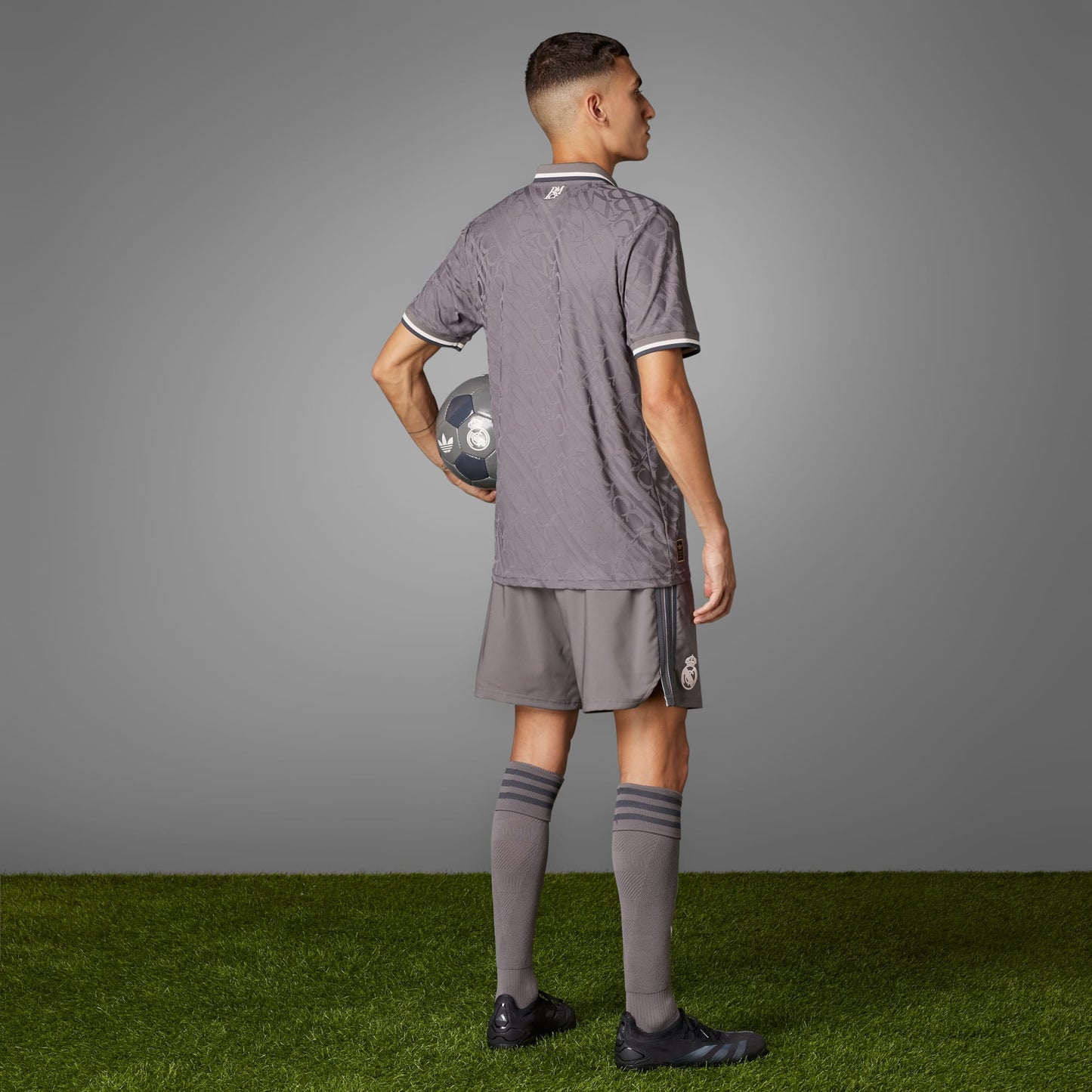 adidas Real Madrid 24/25 Authentic Third Jersey | Gray-Charcoal | Men's