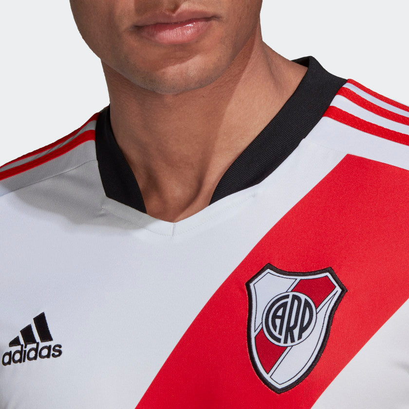 adidas RIVER PLATE 21/22 HOME Soccer Jersey | White-Red | Men's