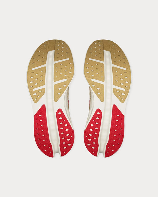 On 鈥�Cloudsurfer Max 鈥榊ear of the Horse鈥�Chai / Ivory Running Shoes