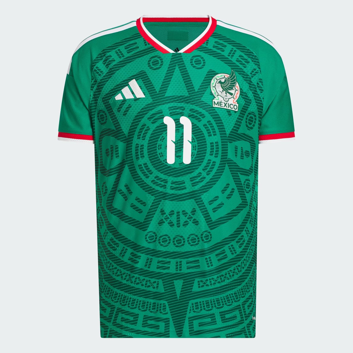 adidas Mexico 2026 Santi Giménez Authentic Home Jersey  Men’s Soccer Jersey | Green